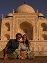 Celebrating our third wedding anniversary at the worlds greatest monument to love.